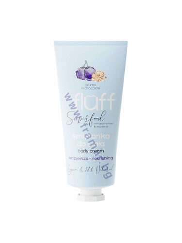 ПОДХРАНВАЩ КРЕМ ЗА ТЯЛО СЛИВИ В ШОКОЛАД 100 мл FLUFF