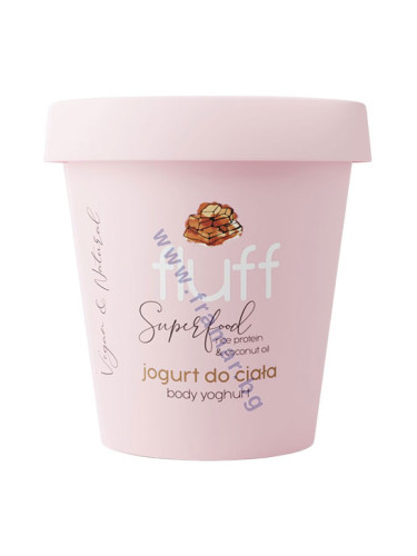 ДЪЛБОКО ПОДХРАНВАЩ ЙОГУРТ ЗА ТЯЛО С ОРИЗОВ ПРОТЕИН - ШОКОЛАД 180 мл FLUFF