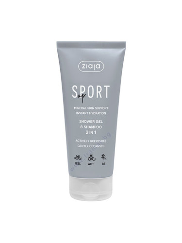 ЖАЯ СПОРТ ЪП ШАМПОАН И ДУШ ГЕЛ 2 в 1 200 мл