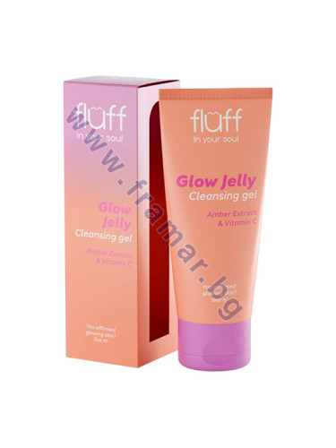 ПОЧИСТВАЩ ГЕЛ ЗА ЛИЦЕ С ЕКСТРАКТ ОТ КЕХЛИБАР И ВИТАМИН C 100 мл FLUFF