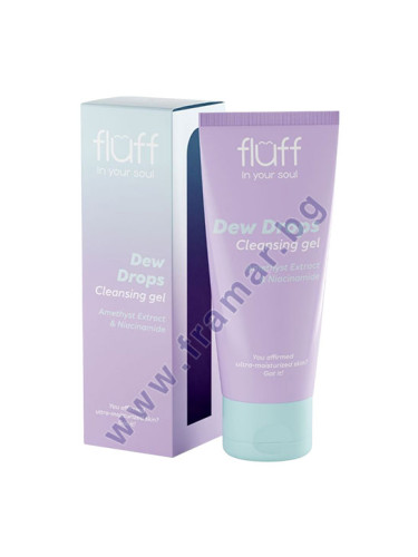 ПОЧИСТВАЩ ГЕЛ ЗА ЛИЦЕ С АМЕТИСТ И НИАЦИНАМИД 100 мл FLUFF