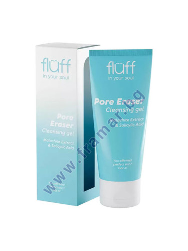 ПОЧИСТВАЩ ГЕЛ ЗА ЛИЦЕ СЪС САЛИЦИЛОВА КИСЕЛИНА И ЕКСТРАКТ ОТ МАЛАХИТ 100 мл FLUFF