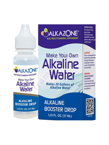 АЛКАЗОН АЛКАЛИН УОТЪР АЛКАЛИЗИРАЩИ КАПКИ ЗА ВОДА (КАЛИЙ И НАТРИЙ) 37 мл