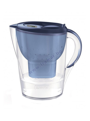 БРИТА ФИЛТРИРАЩА КАНА ЗА ВОДА МАРЕЛА XL МЕМО БЯЛА/СИНЯ 3.5 л