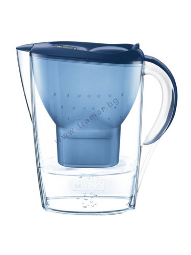 БРИТА ФИЛТРИРАЩА КАНА ЗА ВОДА МАРЕЛА КУЛ МЕМО БЯЛА/СИНЯ/ГРАФИТ/ЧЕРВЕНА 2.4 литра