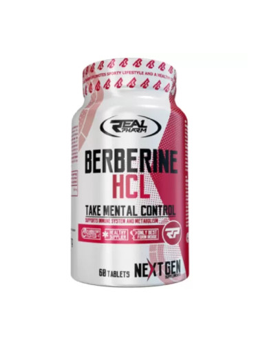 REAL PHARM - Berberine HCL - 60 tablets