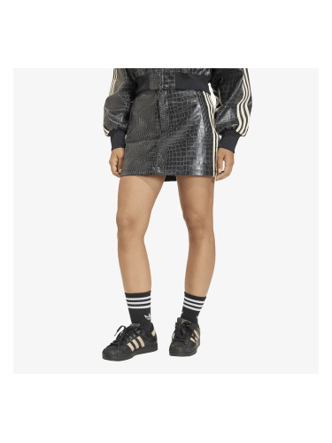 Пола adidas Pleather Mini Skirt Black 10