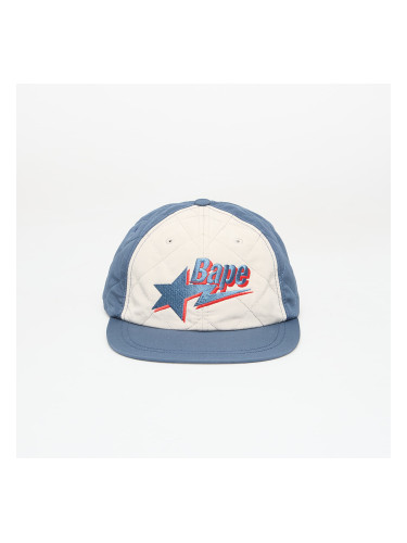 Шапка A BATHING APE Bape Sta Logo Quilting Cap Navy Universal