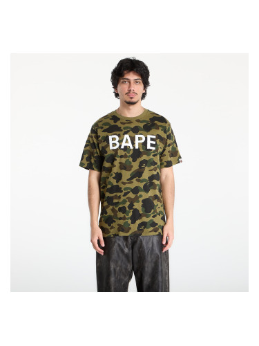 Тениска A BATHING APE 1St Camo Bape Rhinestone Tee UNISEX Green L