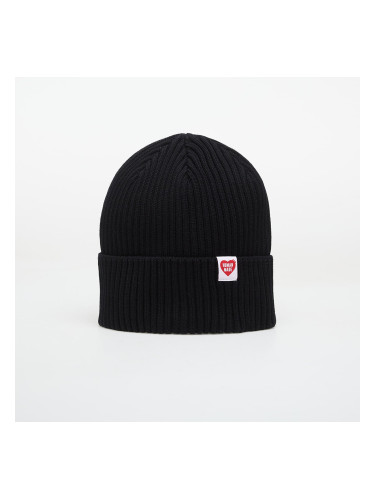 Шапка HUMAN MADE Cotton Rib Beanie Black Universal