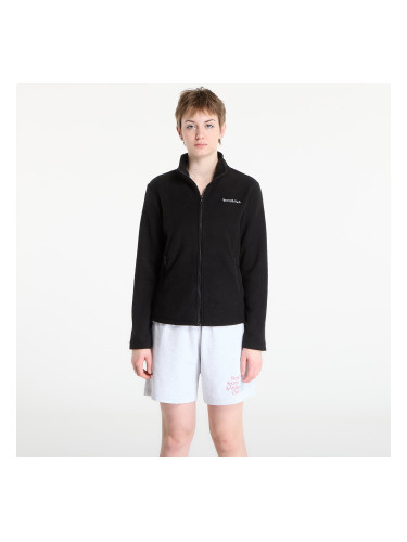 Суитшърт Sporty & Rich Serif Logo Zipped Polar Fleece Black L