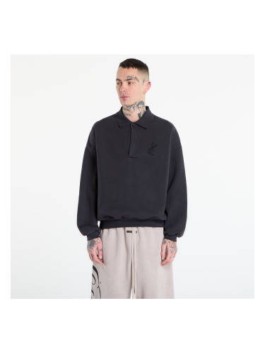 Суитшърт Fear of God Essentials Classic Polo Sweatshirt Vintage Black L