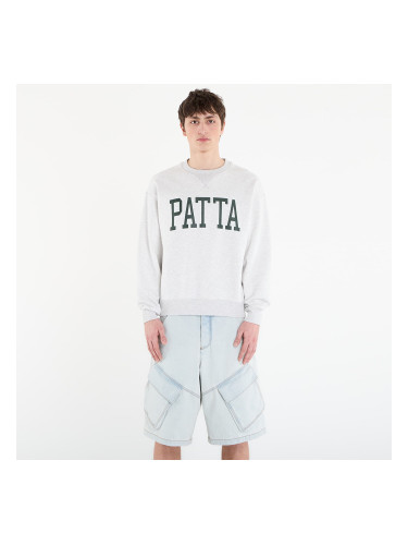 Суитшърт Patta Arc Logo Crewneck Sweater UNISEX Light Melange Grey M