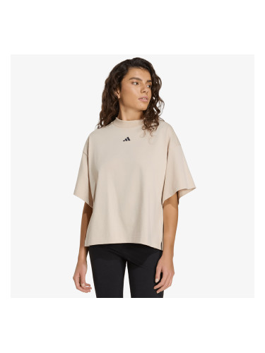 Тениска adidas 3-Stripes Studio T-Shirt Crystal Linen L