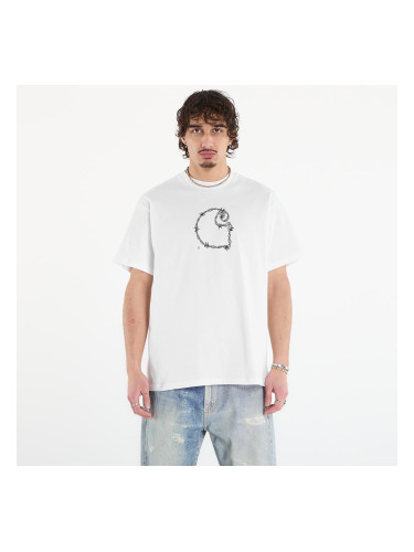 Тениска Carhartt WIP S/S Barbwire C T-Shirt UNISEX White L