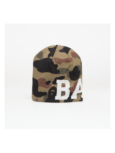 Шапка A BATHING APE 1St Camo Knit Cap Green Universal