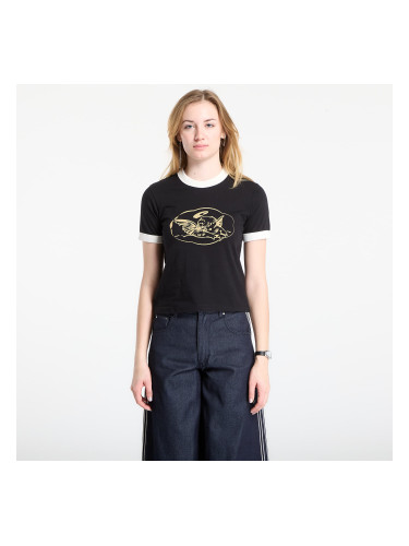 Тениска Carhartt WIP W' S/S Reminiscing Ringer T-Shirt Black L