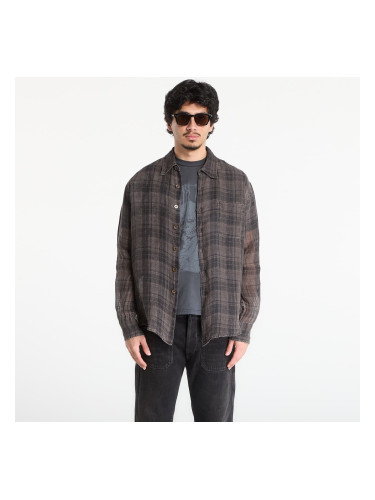 Риза OUR LEGACY Above Shirt Penumbra Check Sheercoat Linen 48