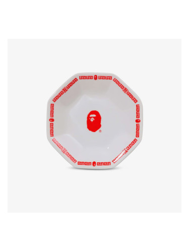 A BATHING APE Bape Octagonal Dish White Universal