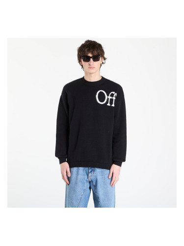 Пуловер Off-White Cot Ow Shared Logo Knit Crew Black S