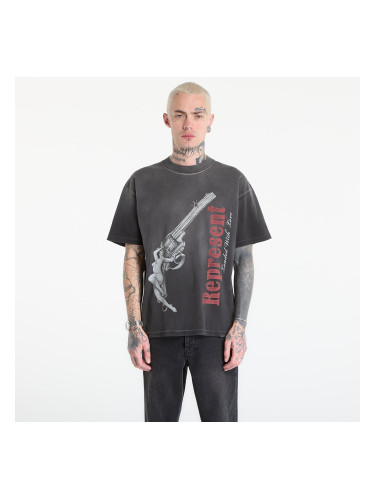 Тениска REPRESENT Loaded With Love T-Shirt UNISEX Stained Black XS