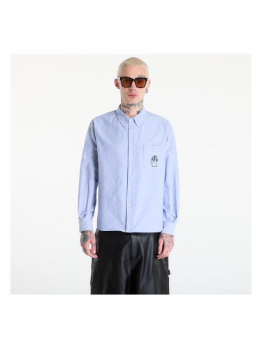 Риза Brain Dead BBC Selvedge Oxford Button Up Bl L