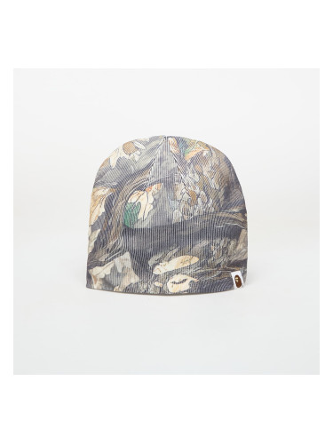 Шапка A BATHING APE Tree Edge Camo Knit Cap Brown Universal