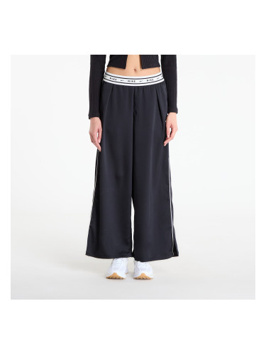 Панталони Nike Sportswear Women's Loose Mid-Rise Satin Pants Black/ Sail S