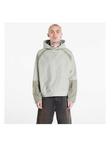 Суитшърт Nike Tech Men's Dri-FIT Shori Knit Utility Hoodie Spruce Fog/ Silver Sage/ Black M