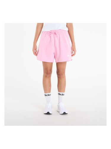 Къси панталони adidas 3 Stripes Studio Fleece Loose Shorts True Pink L