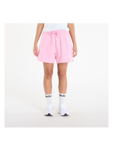 Къси панталони adidas 3 Stripes Studio Fleece Loose Shorts True Pink M