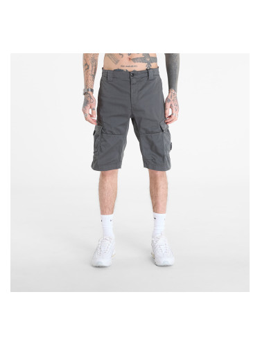 Къси панталони C.P. Company Stretch Sateen Cargo Lens Shorts Gunmetal Grey 48