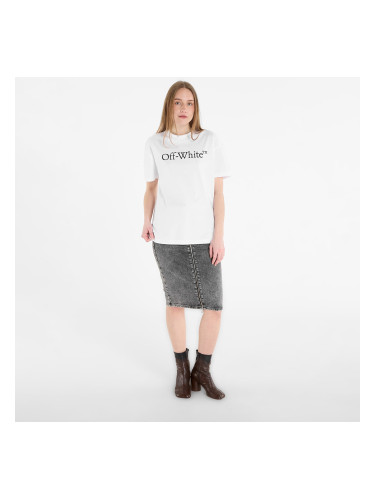 Тениска Off-White Big Logo Bookish Regular Tee White L