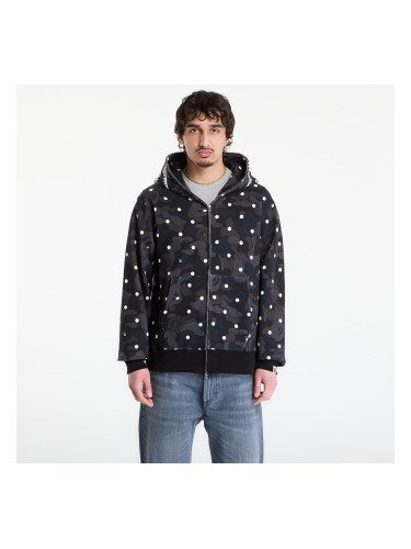 Суитшърт A BATHING APE Abc Dot Shark Full Zip Hoodie UNISEX Black L
