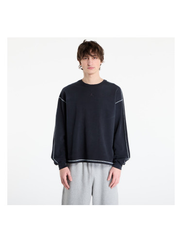 Суитшърт Jordan Flight Men's Heavyweight Long-Sleeve Top Black/ Sail/ Black XL