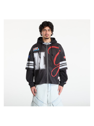 Суитшърт Awake NY Headcrack Champs Jersey Zip Hoodie Black M