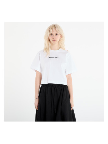 Тениска Off-White Embr Arrow Script Crop Tee White/ Black L