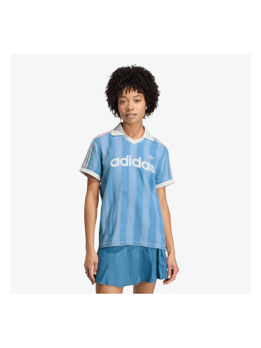 Джърси adidas Denim Football Jersey Indigo Denim M
