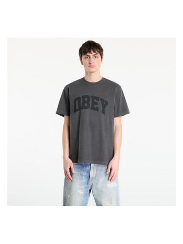 Тениска OBEY Collegiate Pigment Tee Pigment Stretch Limo L