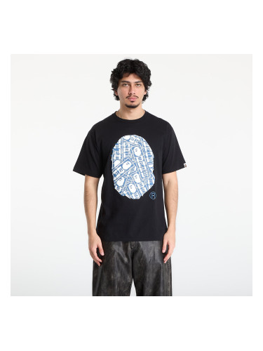 Тениска A BATHING APE Japanese Cloud Camo Label Tee UNISEX Black L