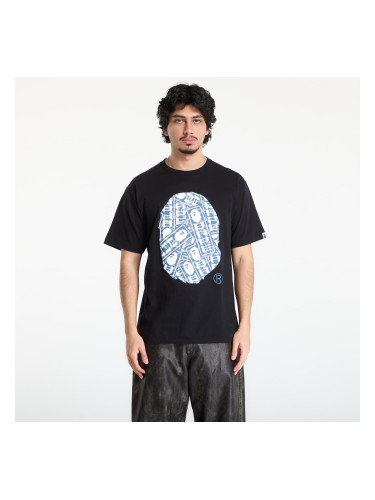 Тениска A BATHING APE Japanese Cloud Camo Label Tee UNISEX Black XL