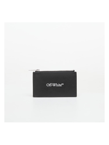 Портфейл Off-White Bookish Zipped Card Case Black Universal