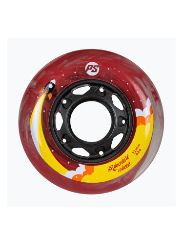Колела за детски ролери Powerslide Adventure 72/82A 4pc red cloud