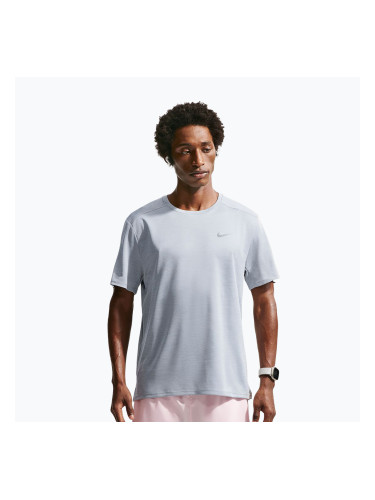 Мъжка тениска за бягане Nike Miler Dri-Fit UV grey fog/particle grey
