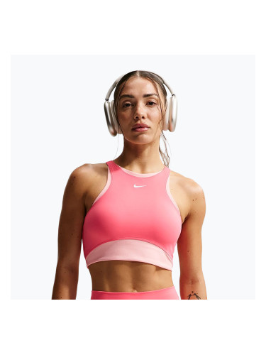 Спортен сутиен Nike One Medium Support Sea coral/bleached coral/white