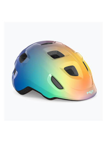Детска велосипедна каска MET Hooray многоцветен гланц