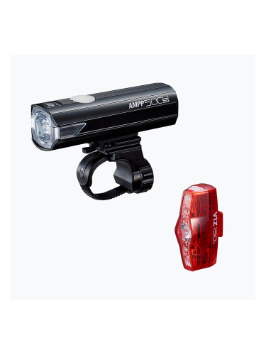 Комплект велосипедни светлини CatEye AMPP 500S HL-EL085SRC / TL-LD800 VIZ150 black