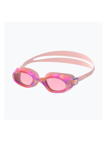 Детски очила за плуване Speedo Futura Hydrospex Printed Jr pink lemonade chilly dye/vermillion