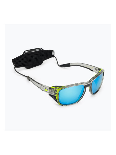 Julbo Shield M Polar 4 Hd черни/жълти флуоресцентни/капсулирани очила за колоездене Ocean Master