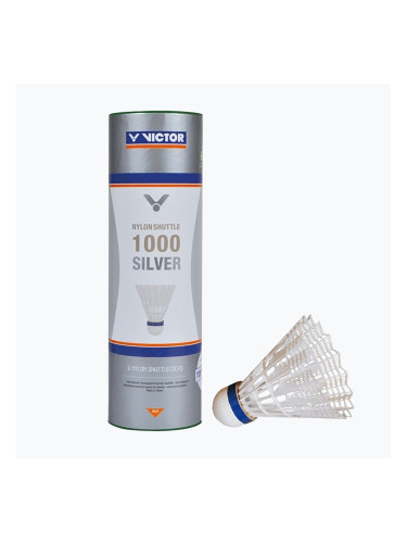 Совалки за бадминтон VICTOR Nylonshuttle 1000 medium white